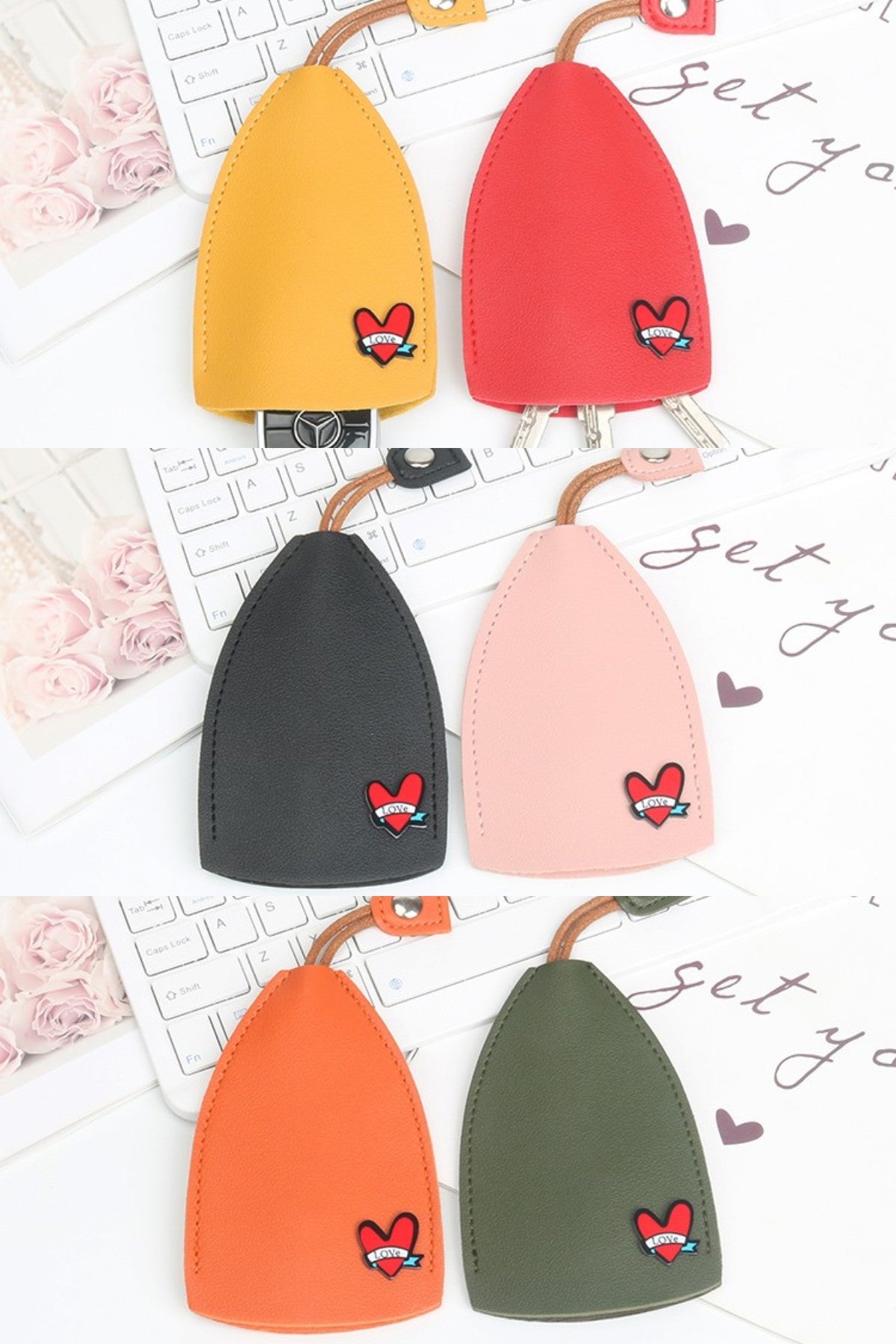 【📢📢Η χαμηλότερη τιμή για περιορισμένο χρονικό διάστημα!!!💥】(🔥1 σετ 6 τεμαχίων)Τσάντα κλειδιού με κορδόνι περίσφιξης