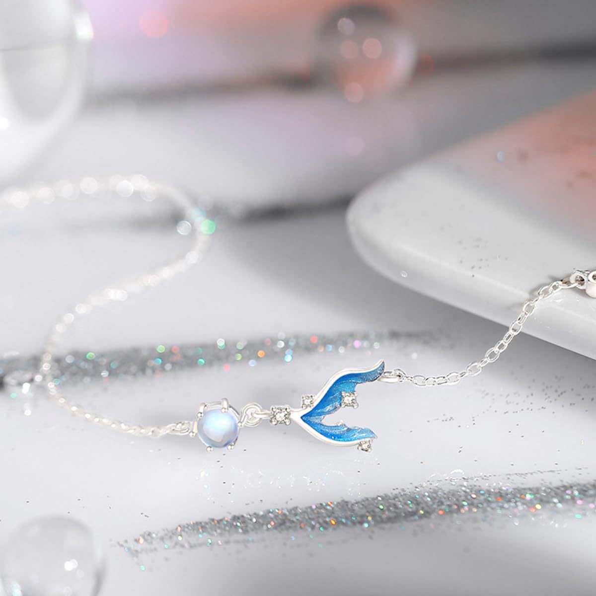 🔥【Αγοράστε 1 και πάρτε 1 δωρεάν】🍀💝Αυτό το νέο βραχιόλι με μπλε ουρά γοργόνας του 2025 είναι απλό, ευέλικτο και αποπνέει κομψότητα.