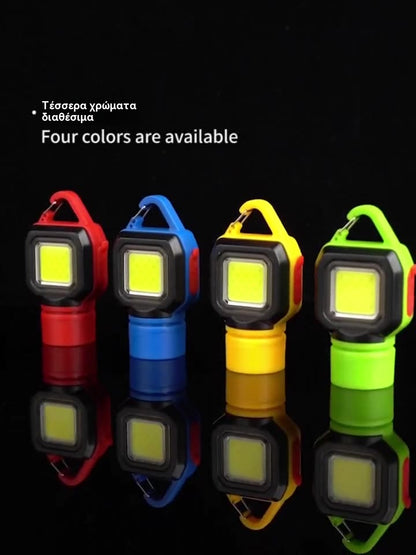🔥【Σετ 4 τεμαχίων】Φορητό φως μπρελόκ USB επαναφορτιζόμενο εξωτερικό κάμπινγκ LED έκτακτης ανάγκης φως εργασίας