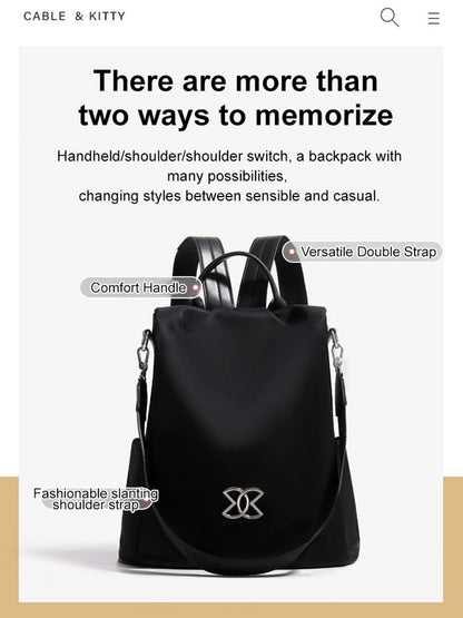 🔥🔥🎒Ελαφριά, πολυλειτουργική, μεγάλης χωρητικότητας, αντικλεπτική υφασμάτινη τσάντα ώμου Oxford.