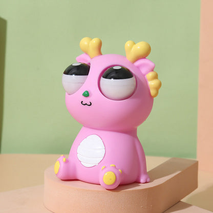 🔥Είδη με υψηλές πωλήσεις🔥Παιχνίδι ανακούφισης από το στρες με δράκο Pop-Eyed - Φιγούρα Δράκου-Ανθρώπου που συμπιέζεται και κοιτάζει επίμονα