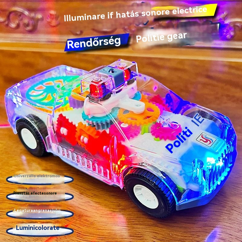 🔥【Χαμηλότερη τιμή για περιορισμένο χρονικό διάστημα】 🚔️🚨Εκπαιδευτικό παιχνίδι προσομοίωσης με φωτάκι περιπολικού και μουσική για παιδιά