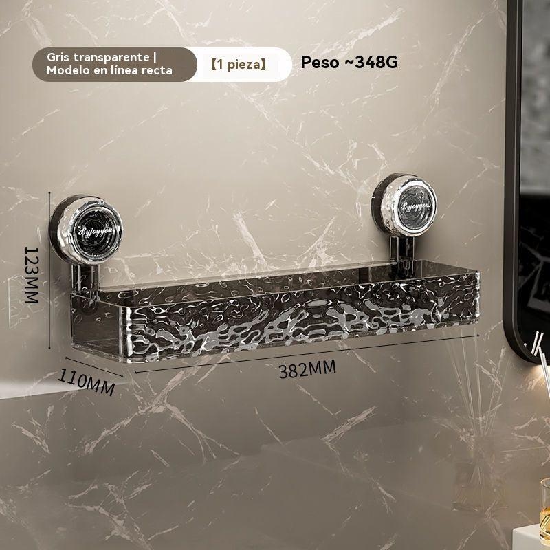 🍽️🧺🔥50% ΕΚΠΤΩΣΗ🔥 Ράφι αποθήκευσης με διάτρητο δοχείο, κομψό στραγγιστήρι σε σχήμα κύματος, κατάλληλο για κουζίνα και μπάνιο.