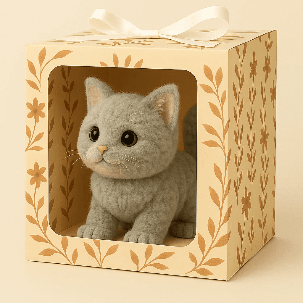 🟣🎁🐱Τα ρεαλιστικά μου παιχνίδια για γάτες: 🐾Φέρτε ατελείωτη χαρά και ζεστασιά.