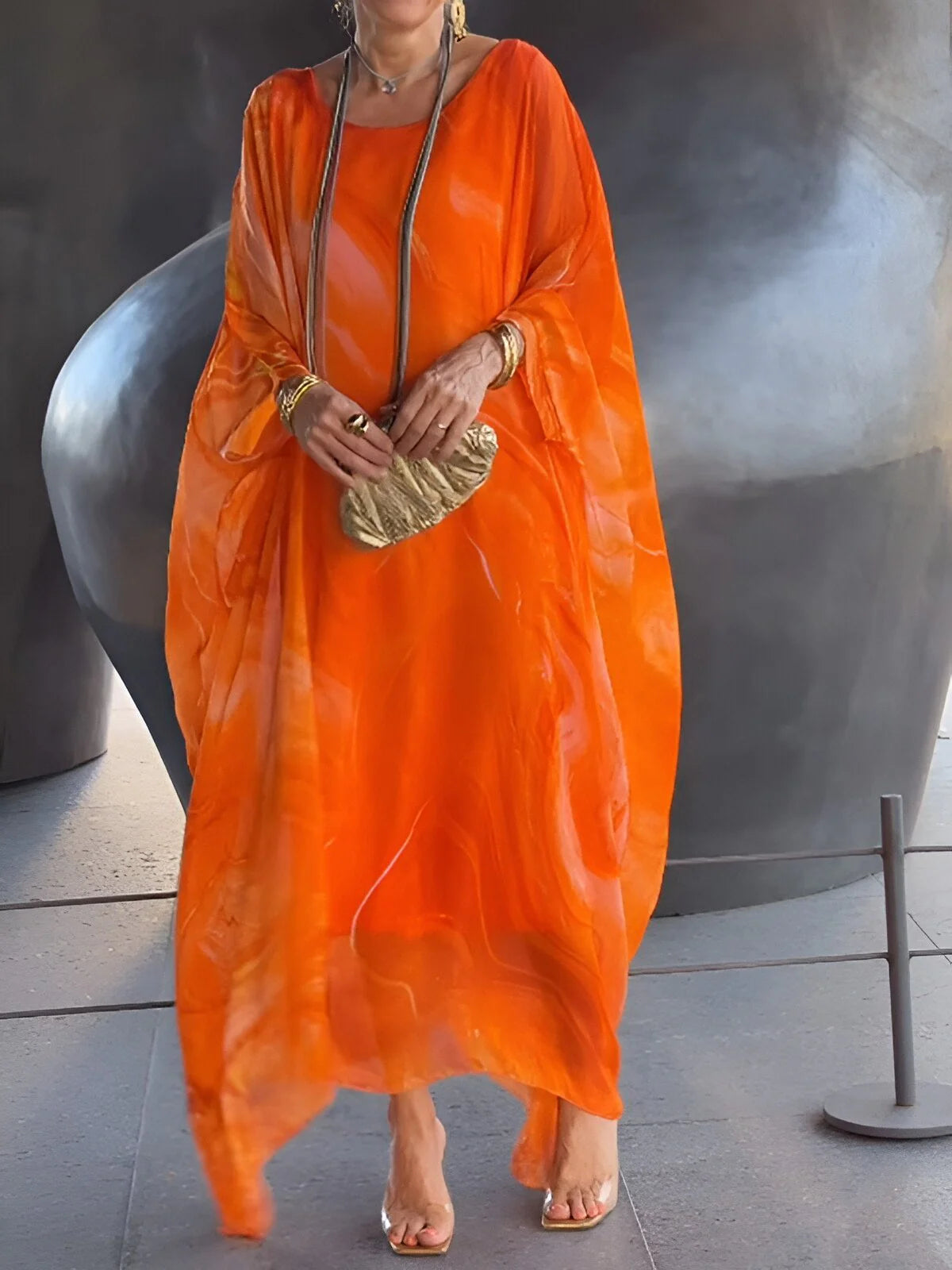 🥰【S-5XL】Νέο, άνετο και μοντέρνο ανοιξιάτικο και καλοκαιρινό πουά τούλι φόρεμα