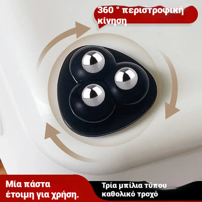 🔥1 σετ 10 τεμαχίων/23 ευρώ🔥🌟Τροχαλία περιστρεφόμενη 360°, ισχυρή φέρουσα ικανότητα, τροχαλία γενικής χρήσης για οικιακή χρήση✅