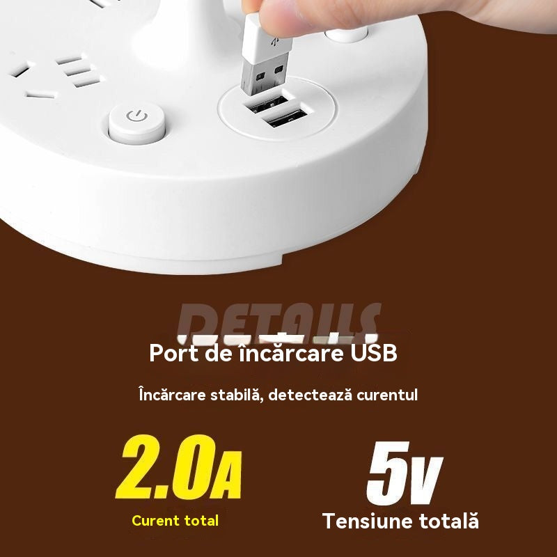 💡Πολυλειτουργικό νυχτερινό φως με ενσωματωμένο πολύπριζο: πρακτικό, κομψό και εξοικονομεί χώρο!