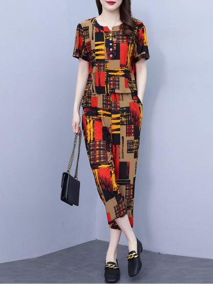 2025 Cool Γυναικείο άνετο σετ δύο τεμαχίων