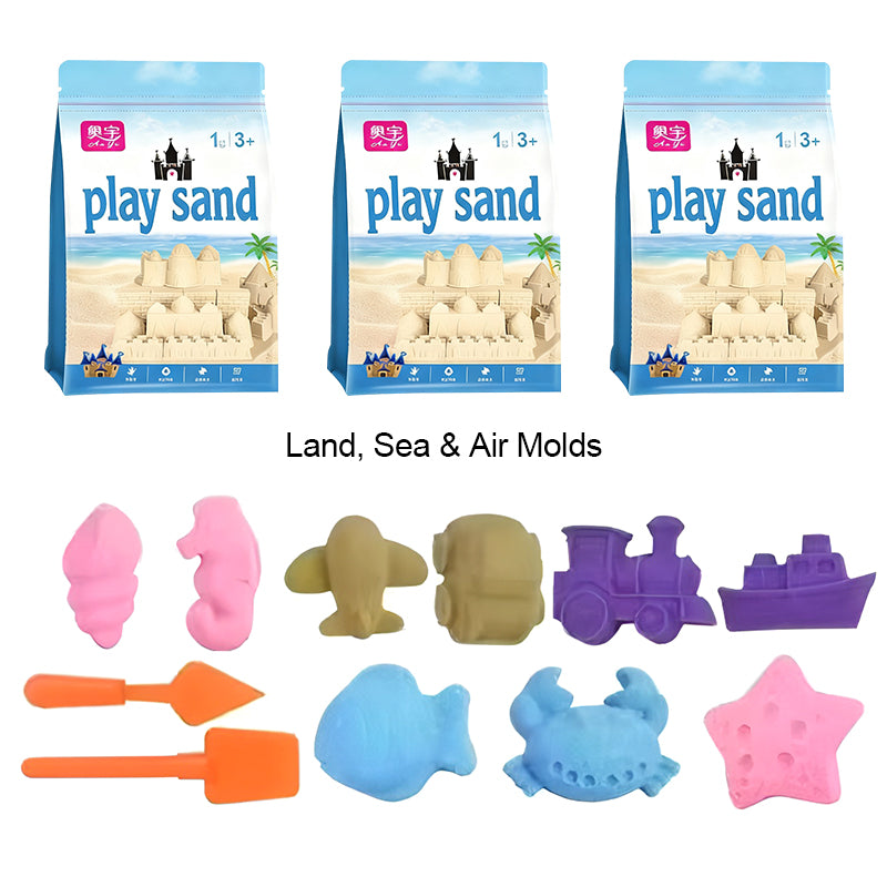 Space Magic ελαστική αλουμινένια χρωματιστή άμμος – μαλακό, μη κολλώδες και ασφαλές παιχνίδι για παιδιά