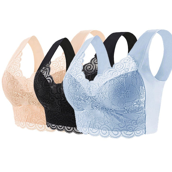 👙 👙 Γυναικεία σουτιέν 【3 τεμάχια】 για γυναίκες 30 ετών και άνω (συνιστάται από τον γιατρό)