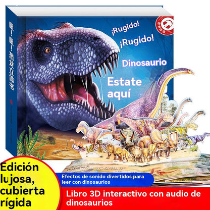 🦖Βρύση! Βρύση! Αναδυόμενο βιβλίο με δεινόσαυρους. Τρισδιάστατο βιβλίο με περιστρεφόμενους δεινόσαυρους. Διασκεδαστική εγκυκλοπαίδεια δεινοσαύρων.