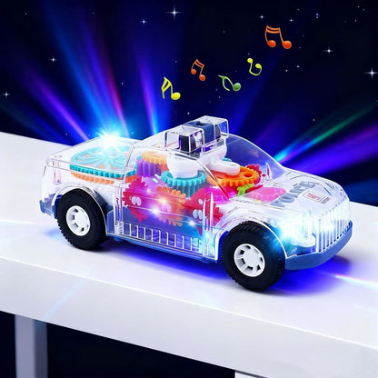 🔥【Χαμηλότερη τιμή για περιορισμένο χρονικό διάστημα】 🚔️🚨Εκπαιδευτικό παιχνίδι προσομοίωσης με φωτάκι περιπολικού και μουσική για παιδιά