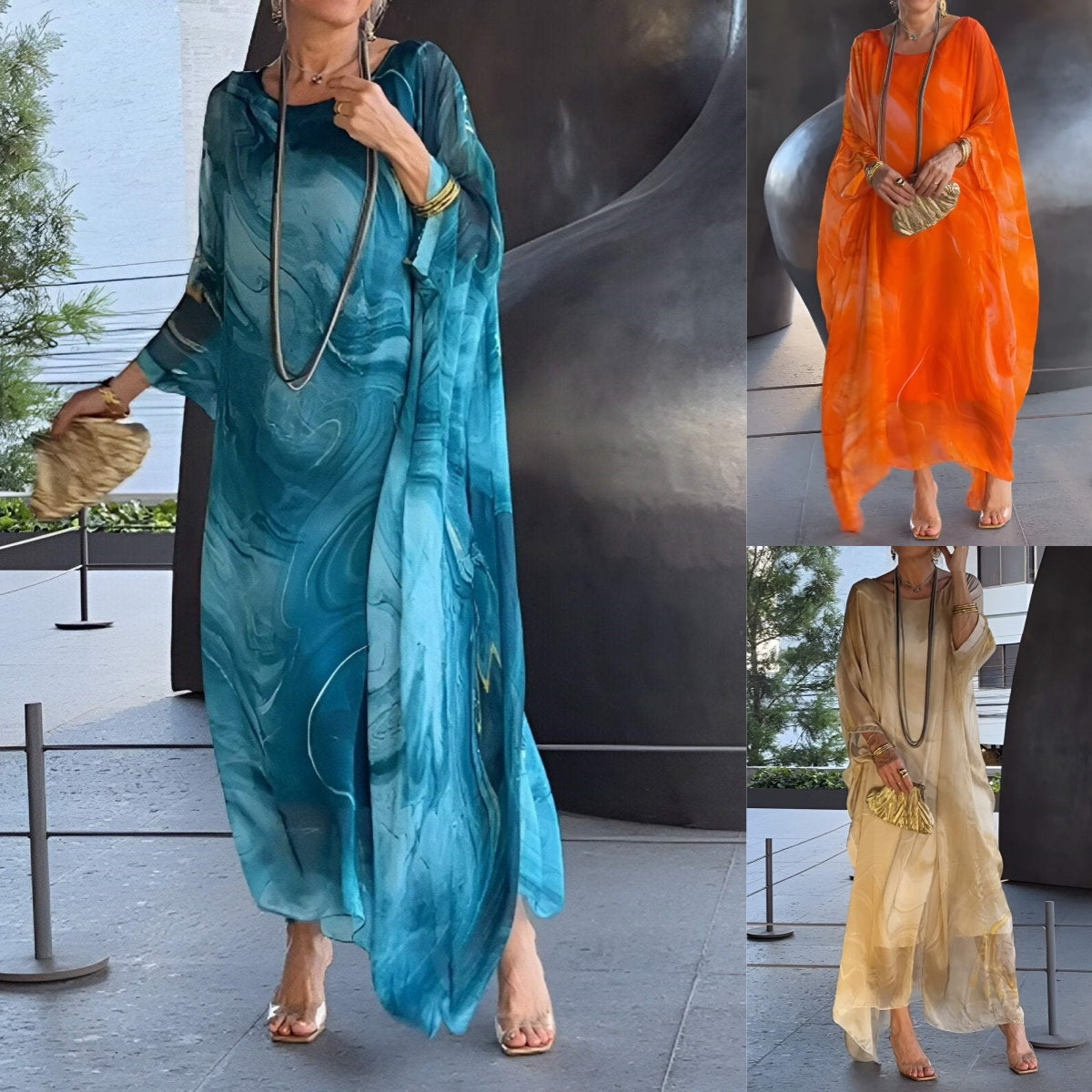 🥰【S-5XL】Νέο, άνετο και μοντέρνο ανοιξιάτικο και καλοκαιρινό πουά τούλι φόρεμα