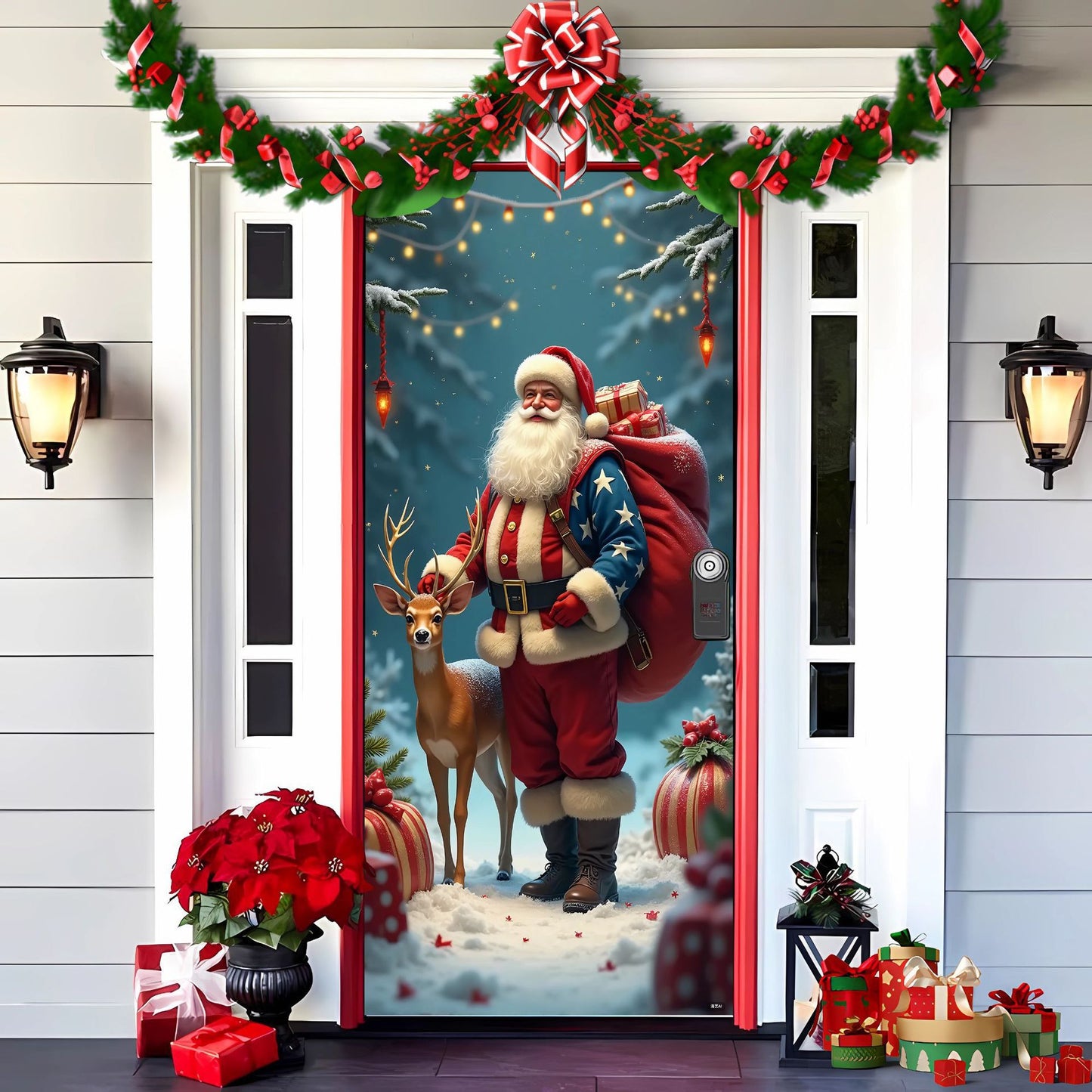 🎄Προσφορά Πρώιμης Κράτησης Χριστουγέννων: 🎅Χριστουγεννιάτικες Διακοσμήσεις Πόρτας🎅 Προσφορά Χαμηλής Τιμής