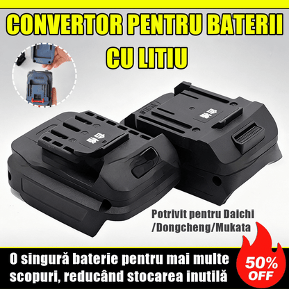 📌🔄🔋🔥🔥Μετατροπέας μπαταρίας λιθίου, κατάλληλος για Dayi, Dongcheng a3a7, Makita 298 σε προσαρμογέα Vicks 48V88VF
