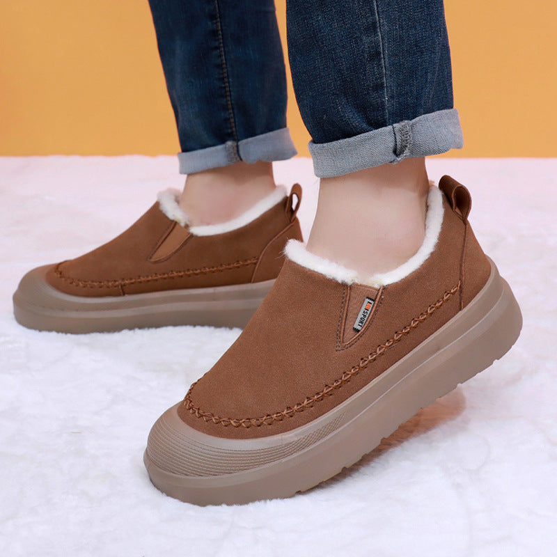 Χειμερινά Νέα Ανδρικά Βαμβακερά Παπούτσια 2025 με Ζεστή και Άνετη Μαλακή Σόλα