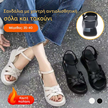 💞【45% ΕΚΠΤΩΣΗ】【35-40】Σεδάλια New Style Wedge