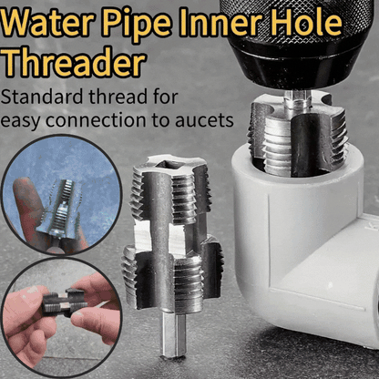 🛠️【Σετ εργαλείων για άνοιγμα εσωτερικού + εξωτερικού σπειρώματος】Κατάλληλο για πλαστικούς σωλήνες νερού PPR και PVC 1/2 και 3/4 ίντσες.