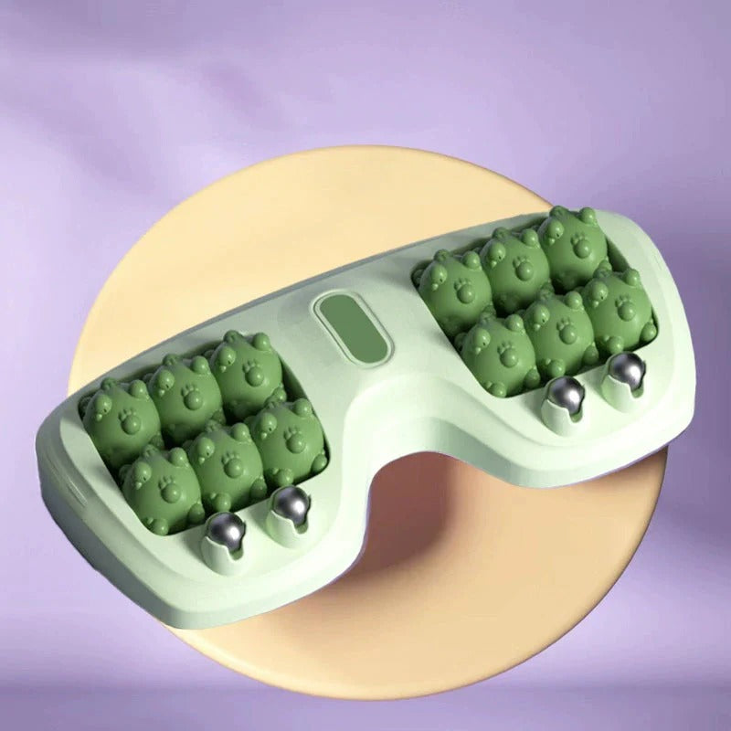 🔥Νέο προϊόν💜Φορητό μασάζ ποδιών με διπλούς κυλίνδρους💜