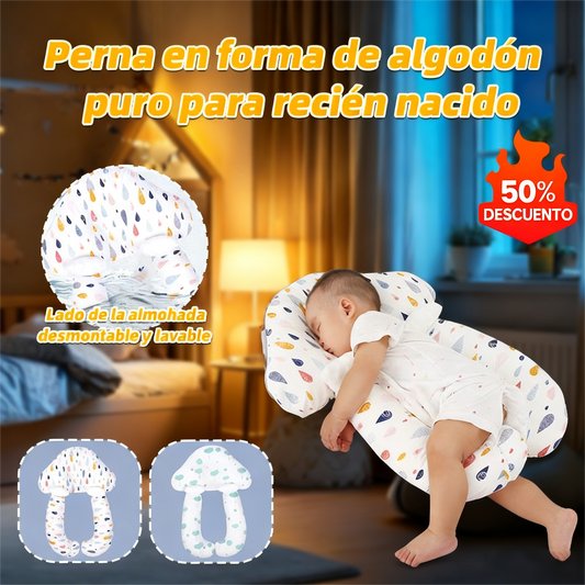 👶Μαξιλάρι από καθαρό βαμβάκι για νεογέννητα μωρά