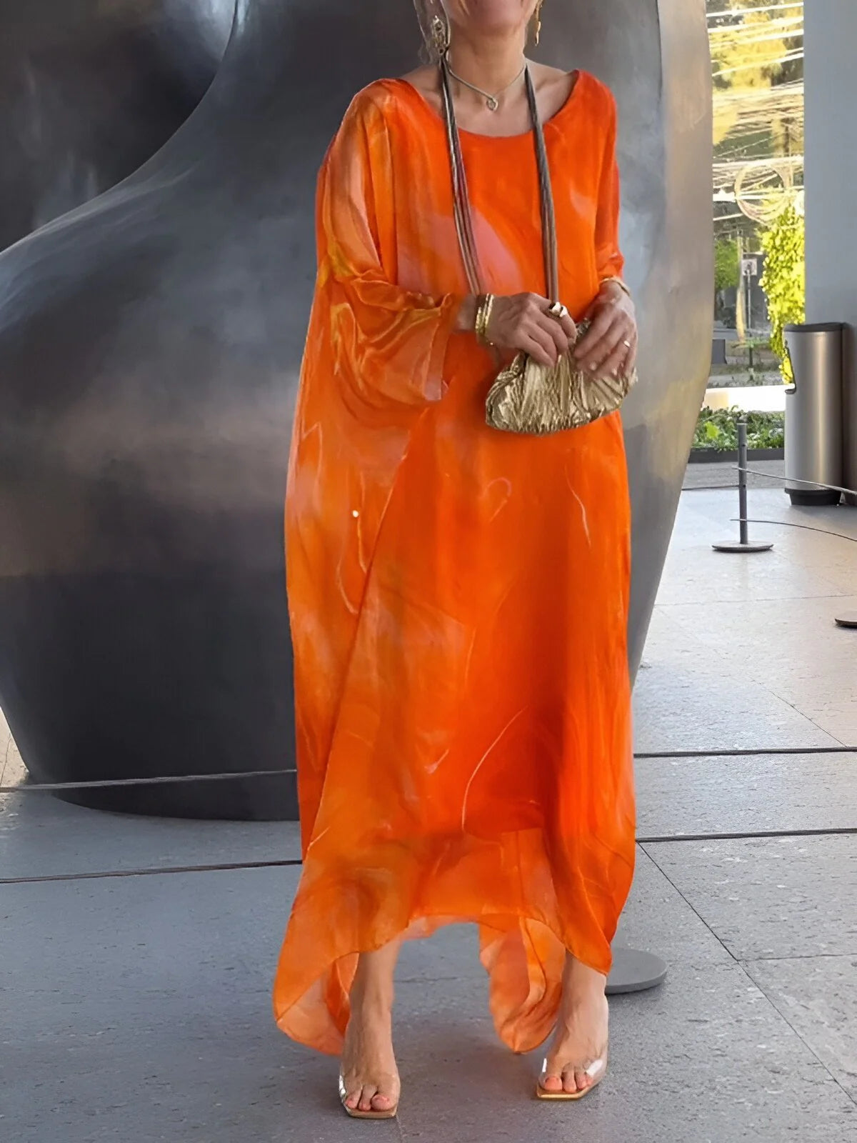 🥰【S-5XL】Νέο, άνετο και μοντέρνο ανοιξιάτικο και καλοκαιρινό πουά τούλι φόρεμα