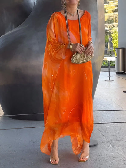 🥰【S-5XL】Νέο, άνετο και μοντέρνο ανοιξιάτικο και καλοκαιρινό πουά τούλι φόρεμα