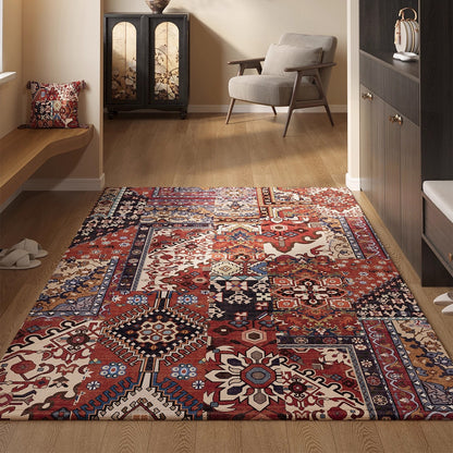 🔥✨【80*120CM】Πατάκι εισόδου περσικού τύπου, αντιολισθητικό και ανθεκτικό στη σκόνη, από κρυστάλλινο βελούδο.