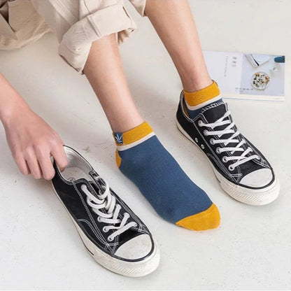 🔥Προσφορά περιορισμένης διάρκειας🔥【Αγόρασε 10, πάρε 10 δώρο】Ανδρικές κάλτσες από καθαρό βαμβάκι που απορροφά τον ιδρώτα, ανθεκτικές στις οσμές