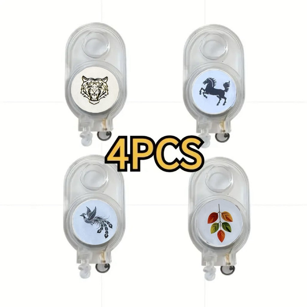 🐓🐦🔥【1 σετ 4 τεμαχίων】Εξωτερική παγίδα με ελατήριο, αυτοασφαλιζόμενη παγίδα υψηλής ευαισθησίας