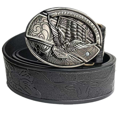 🆒🎁Ειδική προσφορά περιορισμένης διάρκειας👍Ανδρική ζώνη με ανάγλυφο σχέδιο και ενσωματωμένο μαχαίρι