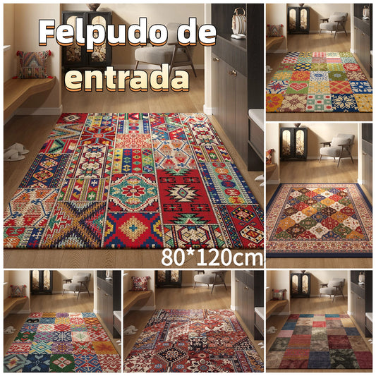 🔥✨【80*120CM】Πατάκι εισόδου περσικού τύπου, αντιολισθητικό και ανθεκτικό στη σκόνη, από κρυστάλλινο βελούδο.