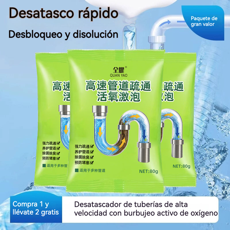 🔥【Αγοράστε 1 και πάρτε 2 δωρεάν】🔥Αφρώδης σκόνη καθαρισμού σωλήνων | Διαλύει άμεσα το λίπος και τα μπλοκαρίσματα, αφαιρεί τις οσμές και τα άλατα