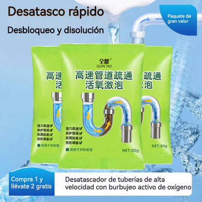 🔥【Αγοράστε 1 και πάρτε 2 δωρεάν】🔥Αφρώδης σκόνη καθαρισμού σωλήνων | Διαλύει άμεσα το λίπος και τα μπλοκαρίσματα, αφαιρεί τις οσμές και τα άλατα