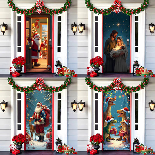 🎄 Πρώιμες Χριστουγεννιάτικες Εκπτώσεις: 50% έκπτωση🎅Χριστουγεννιάτικες Διακοσμήσεις Πόρτας🎅