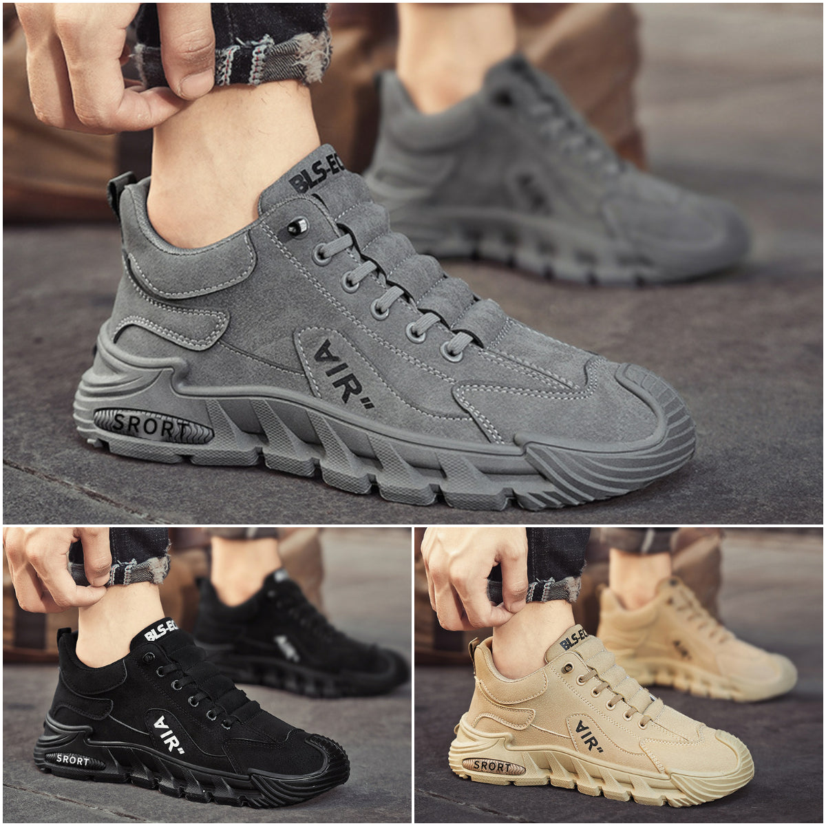 🔥✨【Τελευταία μέρα, 50% έκπτωση】🥾【39-44】Νέο στυλ ανδρικά casual παπούτσια, αναπνεύσιμα και άνετα, αδιάβροχο ύφασμα