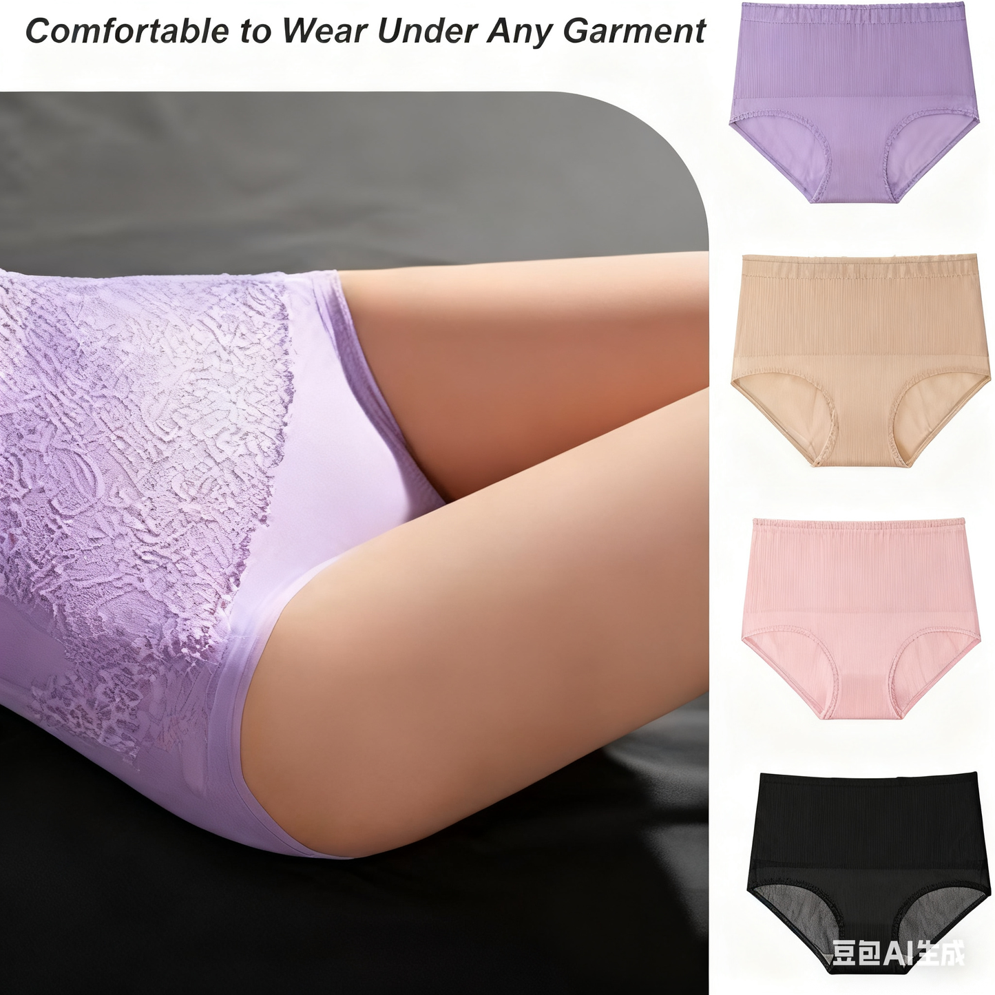 🔥【4 τεμάχια】Τελευταία ημέρα σούπερ εκπτώσεων-2024 νέα βελτιωμένα εσώρουχα υψηλής μέσης αδιάβροχα*4