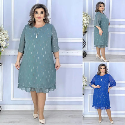 🎁🔥2025 Νέο στυλ💖【S-5XL】Κομψό και μοντέρνο φόρεμα