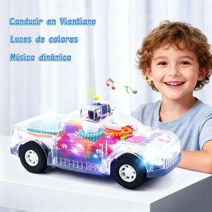 🔥【Χαμηλότερη τιμή για περιορισμένο χρονικό διάστημα】 🚔️🚨Εκπαιδευτικό παιχνίδι προσομοίωσης με φωτάκι περιπολικού και μουσική για παιδιά