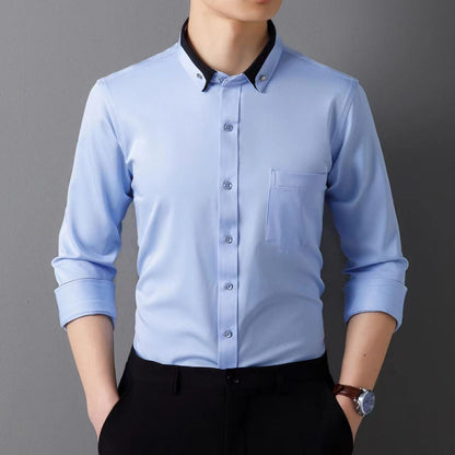 👔【S-4XL】2025 Το νέο αναπνεύσιμο επαγγελματικό casual ανδρικό πουκάμισο