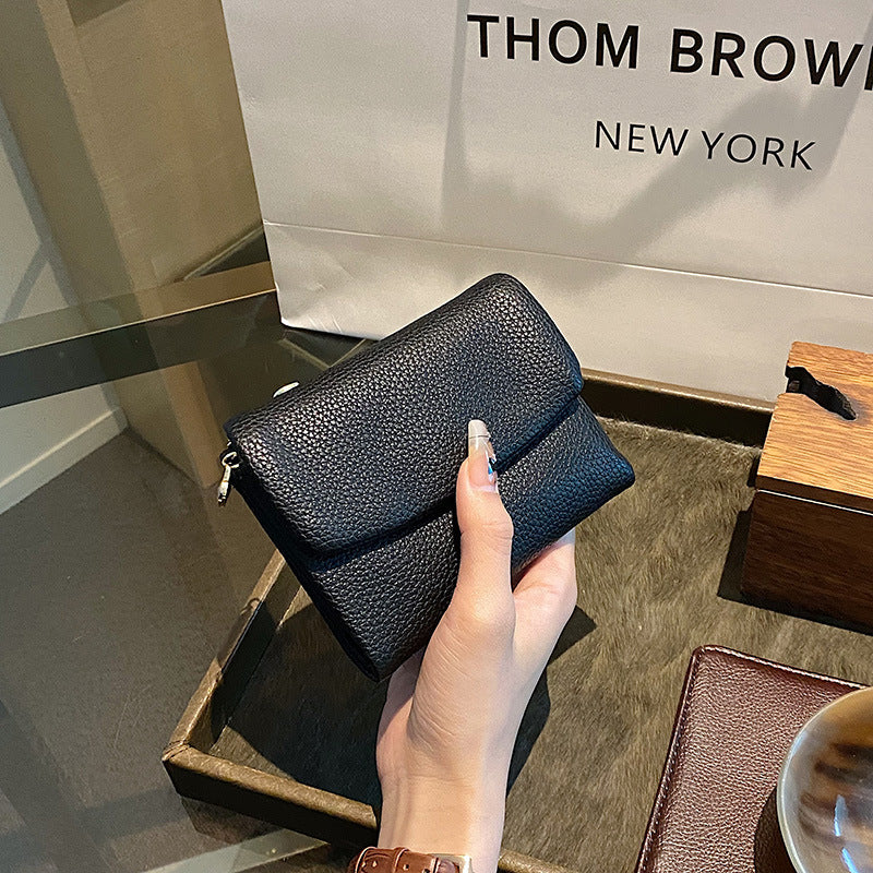 🔥✨⏰Πορτοφόλι Unisex από γνήσιο δέρμα Pebble με προστασία RFID🔥