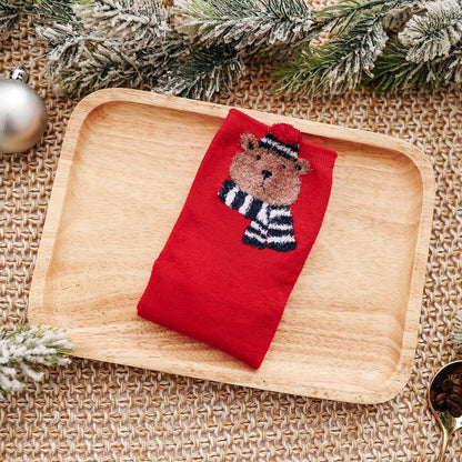 🔥【10 ζευγάρια，Μεγάλες Προσφορές】🔥Χριστουγεννιάτικες κάλτσες 2025, γυναικείες κάλτσες με σχέδια ζώων για το φθινόπωρο και τον χειμώνα, με σχέδια κινουμένων σχεδίων