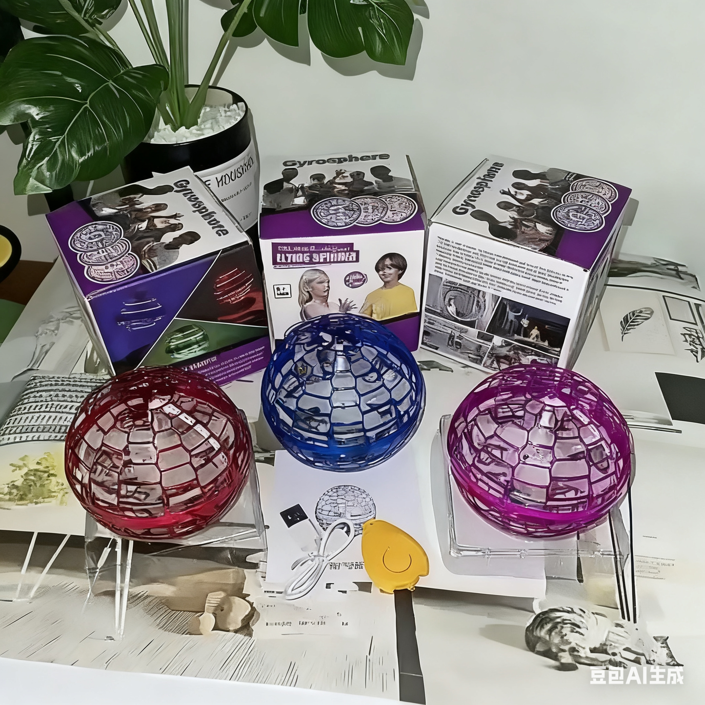 🔥【Είδη με υψηλές πωλήσεις】🔥Έξυπνη επαγωγική ανάρτηση με περιστρεφόμενη μαγική μπάλα που πετάει, παιχνίδι ανακούφισης από το στρες για παιδιά