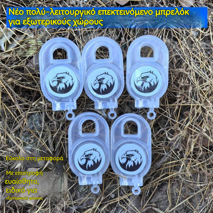 🐓🐦🔥【1 σετ 4 τεμαχίων】Εξωτερική παγίδα με ελατήριο, αυτοασφαλιζόμενη παγίδα υψηλής ευαισθησίας