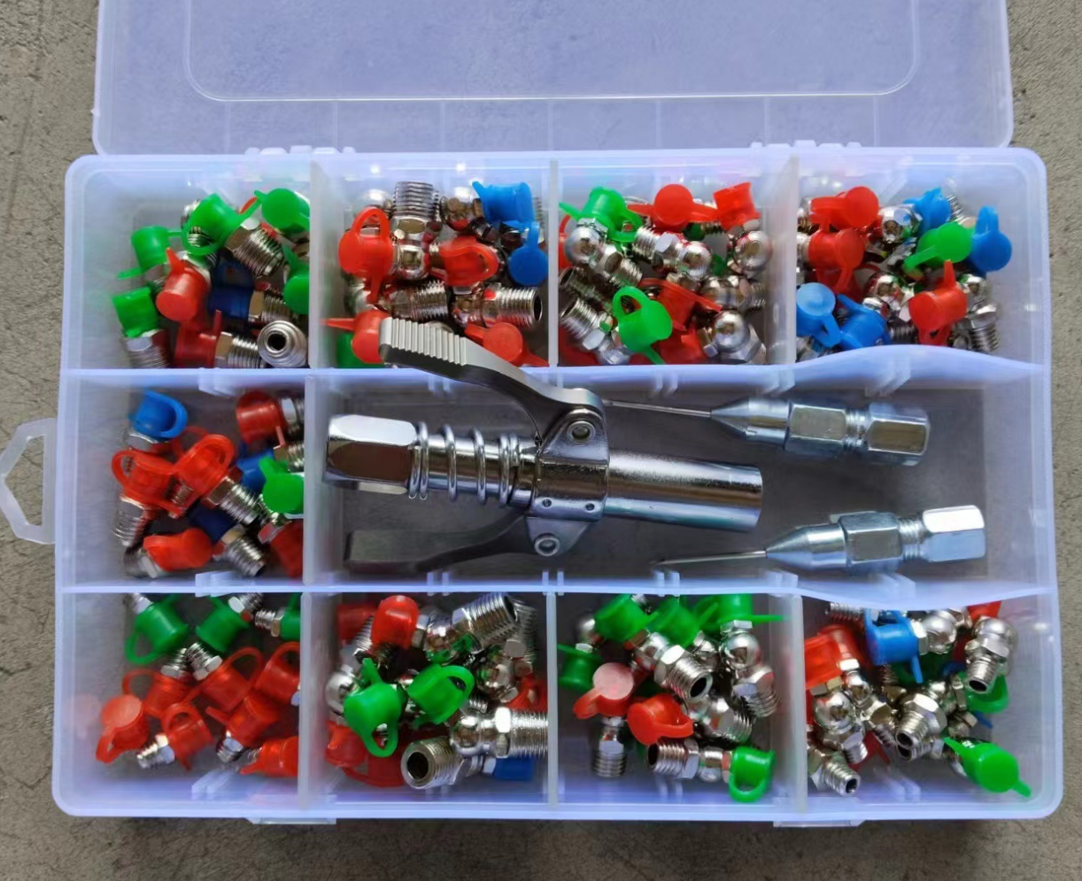 👍👍【200 τεμ】 Σετ ακροφυσίων γράσου με διπλή λαβή