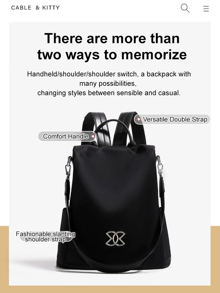 🔥【Υπερβολικά χαμηλή τιμή περιορισμένης διάρκειας】🔥 Μεγάλης χωρητικότητας, πολυλειτουργική, αντικλεπτική ελαφριά υφασμάτινη τσάντα ώμου oxford