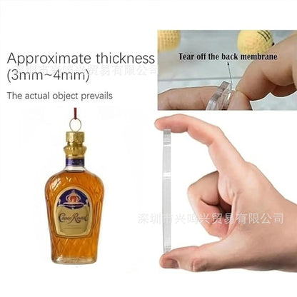 🔥Είδη με υψηλές πωλήσεις🔥【Σετ 24 τεμαχίων】2025 Whiskey Advent Calendar Ακρυλικό μπρελόκ για ουίσκι, κουτί τυφλού άφιξης