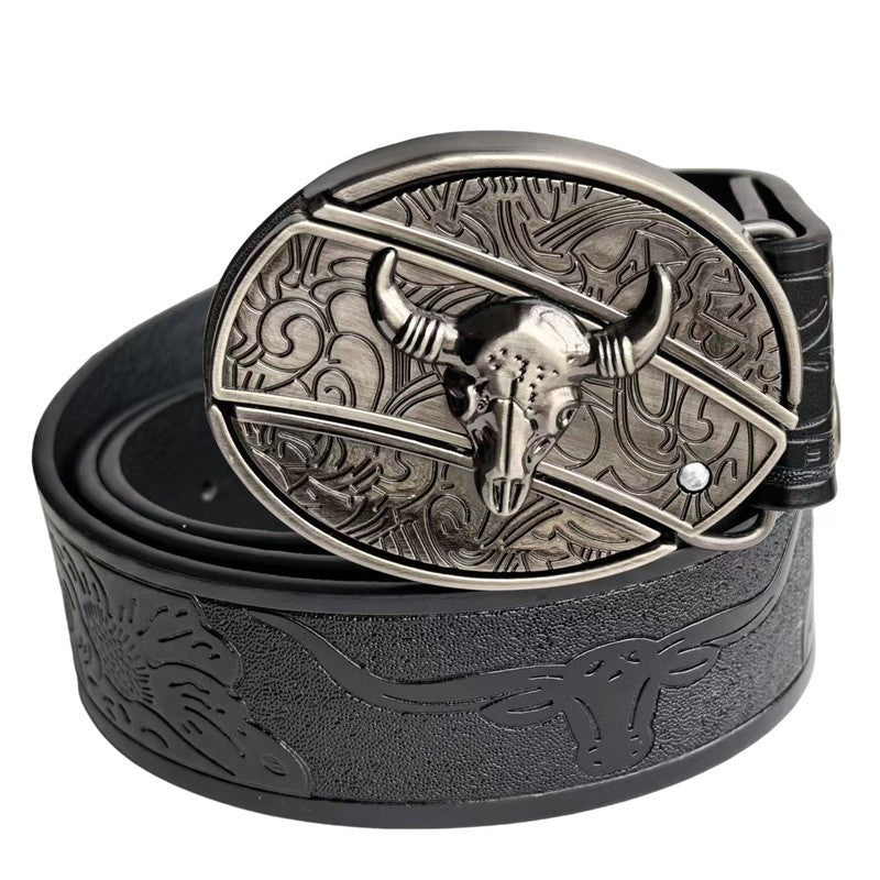 🆒🎁Ειδική προσφορά περιορισμένης διάρκειας👍Ανδρική ζώνη με ανάγλυφο σχέδιο και ενσωματωμένο μαχαίρι