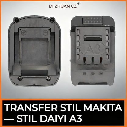 📌🔄🔋🔥🔥Μετατροπέας μπαταρίας λιθίου, κατάλληλος για Dayi, Dongcheng a3a7, Makita 298 σε προσαρμογέα Vicks 48V88VF