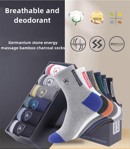 🎁【Αγοράστε 10 λάβετε10 δωρεάν】20 ζευγάρια 28 ευρώ｜ 🧦 Ανδρικές βαμβακερές κάλτσες 🚫💧