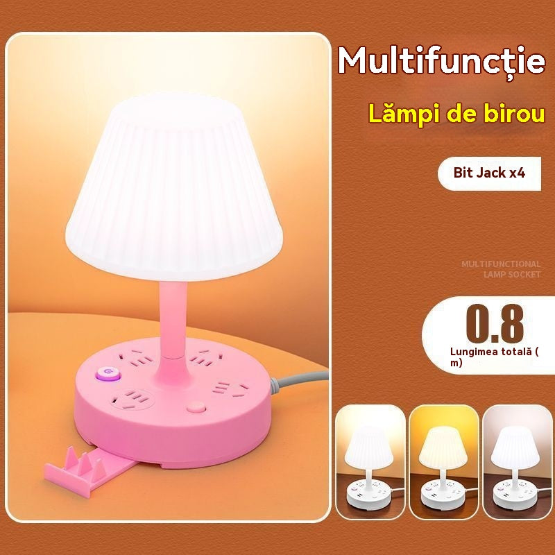 💡Πολυλειτουργικό νυχτερινό φως με ενσωματωμένο πολύπριζο: πρακτικό, κομψό και εξοικονομεί χώρο!